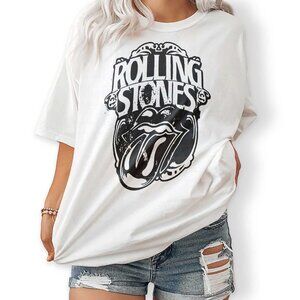 Vintage Rock Band T-shirt – Classic Tongue Logo Pullover for Music Fans